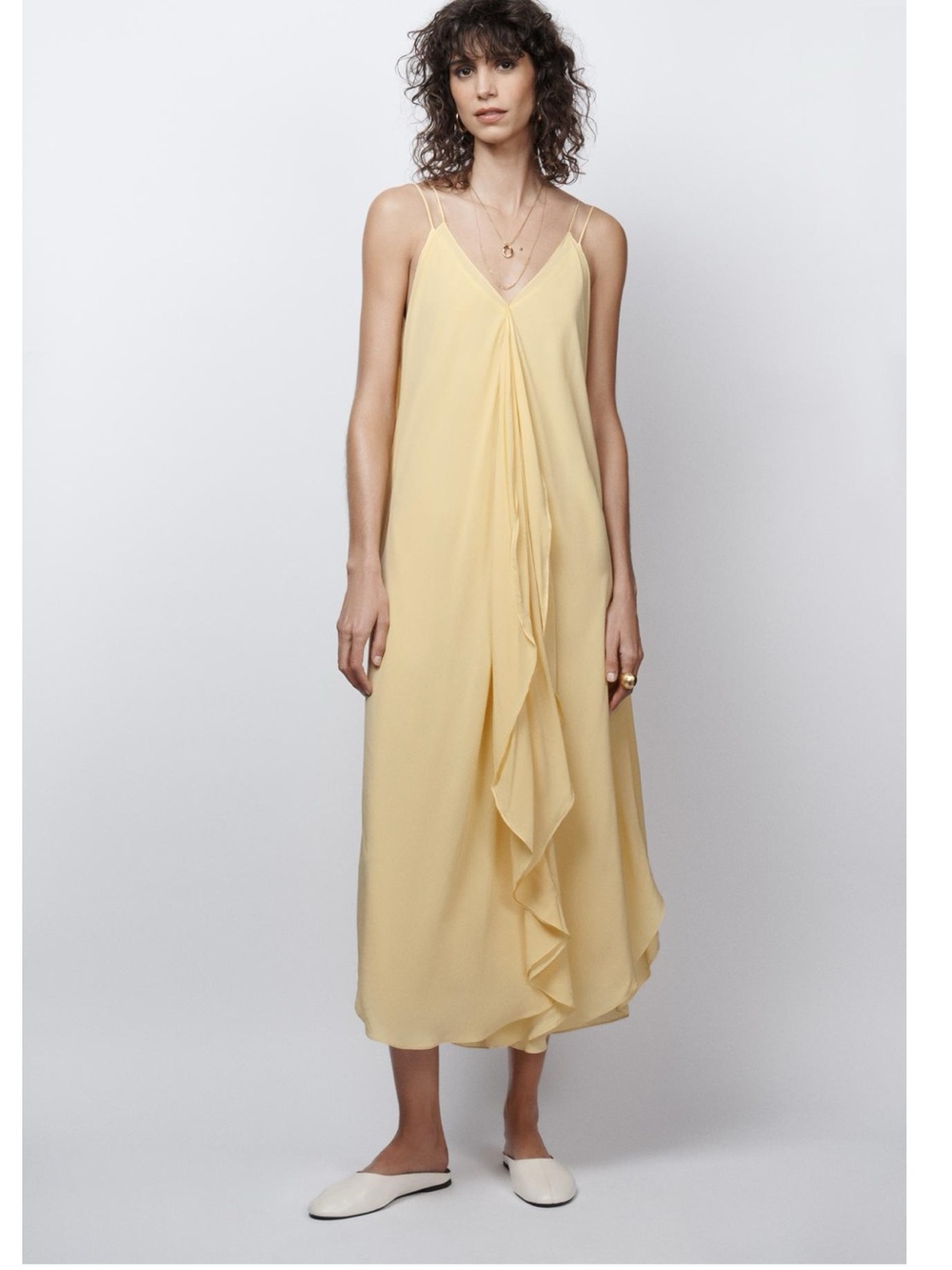 ZW COLLECTION LIMITED EDITION FLOWY RUFFLED DRESS Size S Nwt